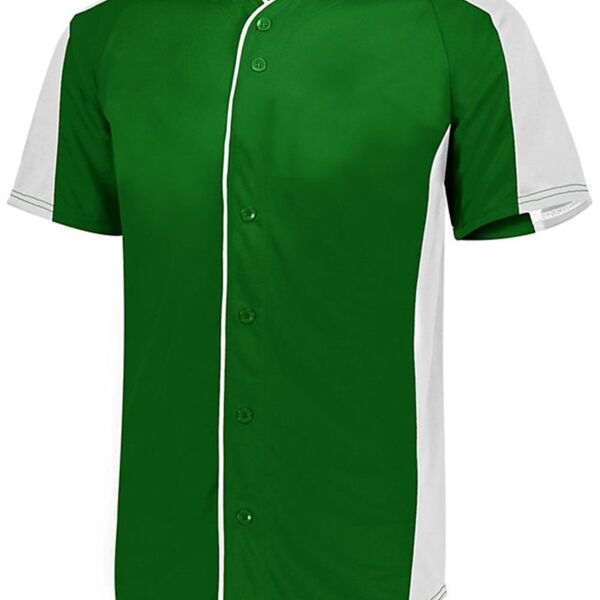 Men's Full Button Baseball Jersey Thumbnail