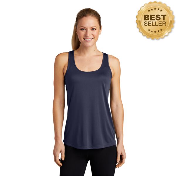 Ladies Racerback Poly Tank Thumbnail